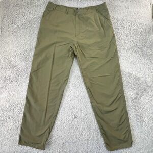 SCOTTEVEST Pants Mens 40x32 Green Chino Travel Lightweight Nylon Athleisure